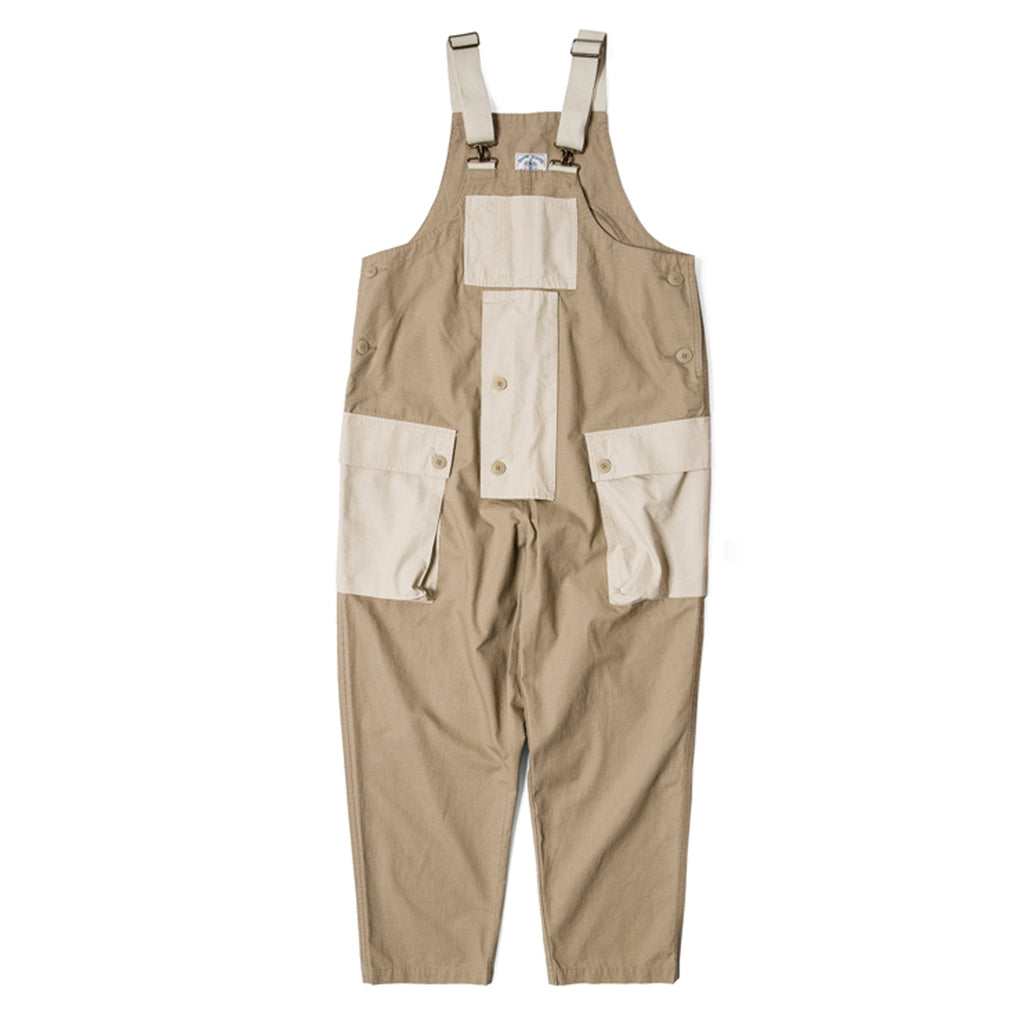 Cotton Ripstop British Worker Overall - Beige