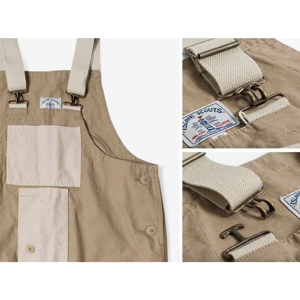 Cotton Ripstop British Worker Overall - Beige