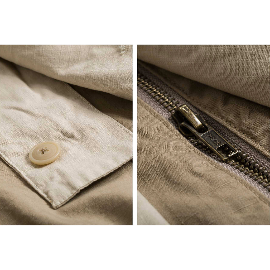 Cotton Ripstop British Worker Overall - Beige