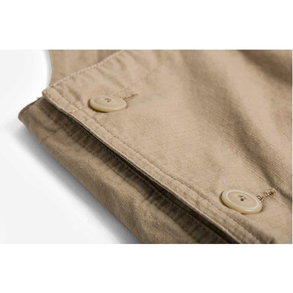 Cotton Ripstop British Worker Overall - Beige