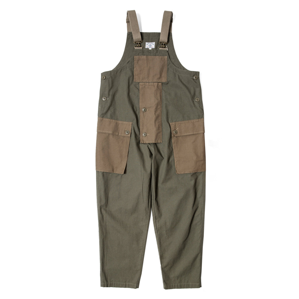 Cotton Ripstop British Worker Overall - Army Green