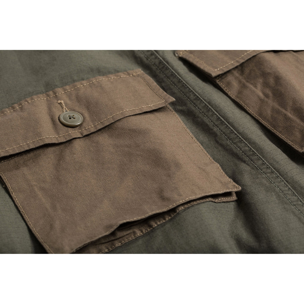 Cotton Ripstop British Worker Overall - Army Green