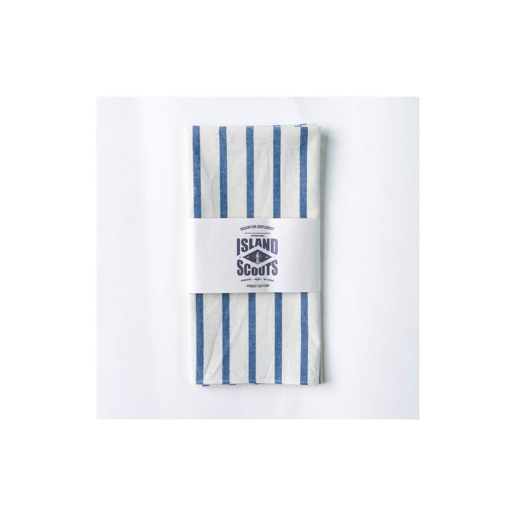 Scouts Bandana - Blue/White Chambray Stripes