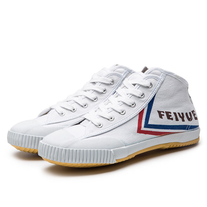 Orignal Feiyue Men's Retro Sneakers High Top Big Logo – Island
